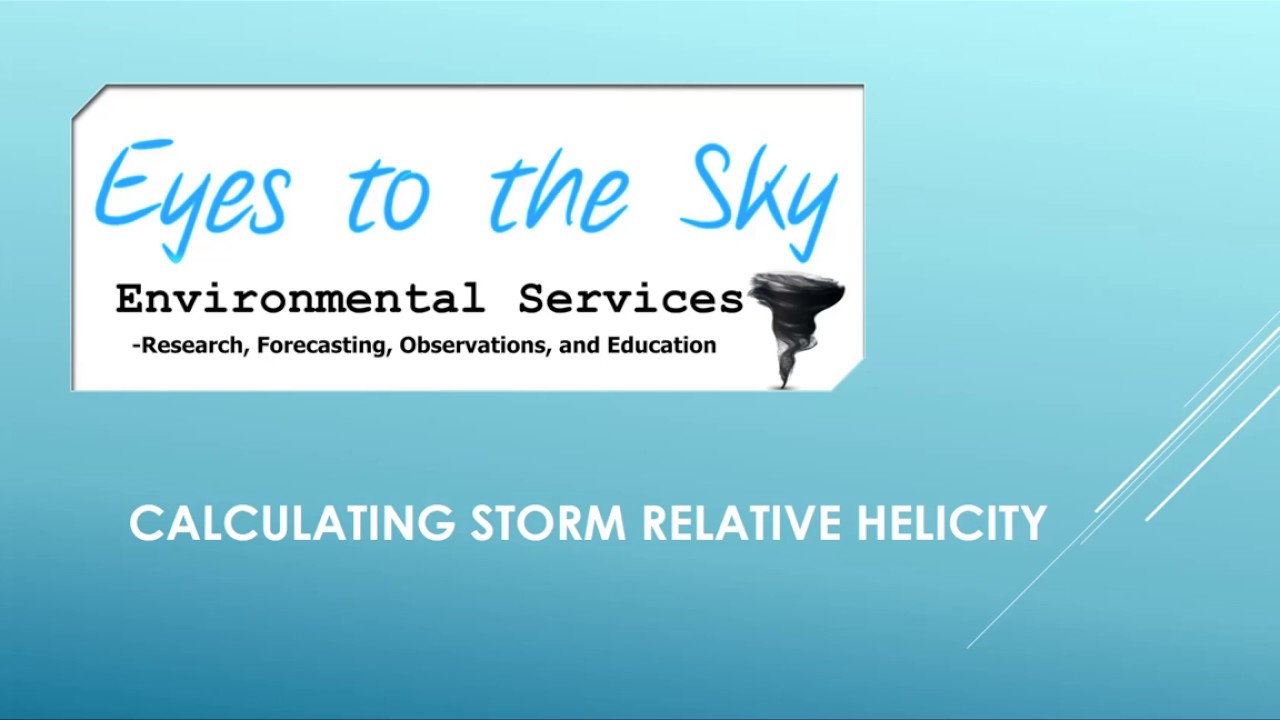 Discussing Storm Relative Helicity - Including a New Technique!