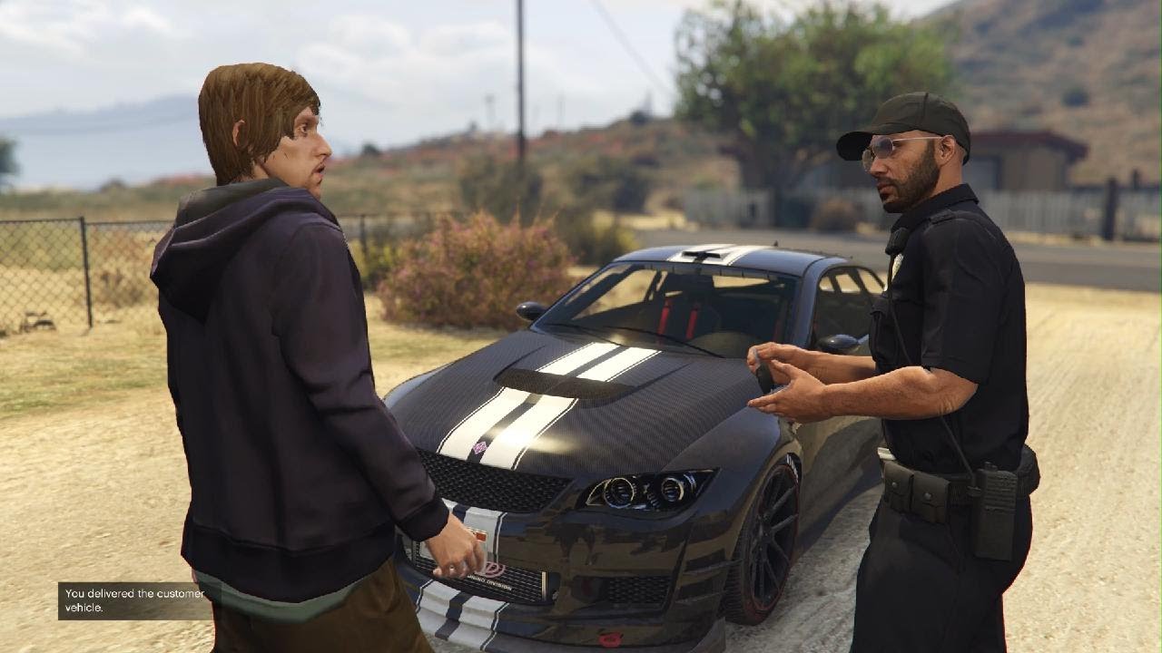 Grand Theft Auto car delivery