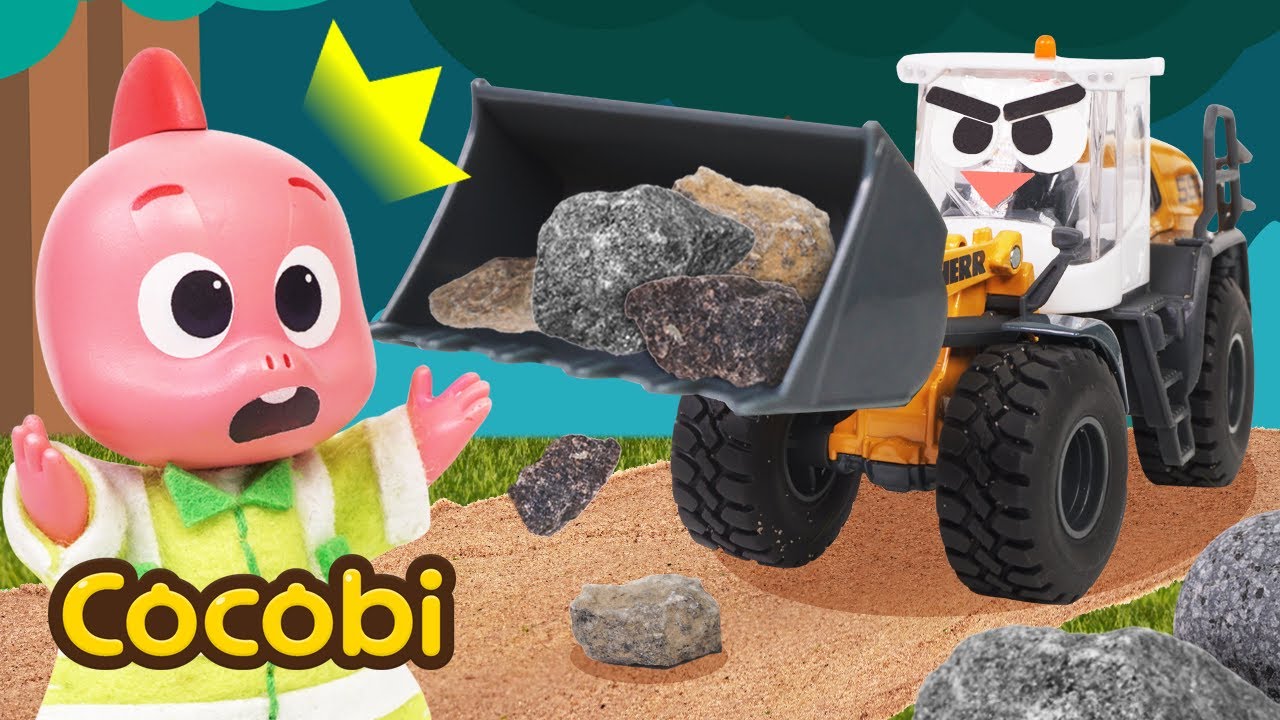 Dorong Sampai Akhir!💪 Lagu Buldoser Kuat Perkasa | Lagu Mobil Anak | Car Songs for Kids | Cocobi