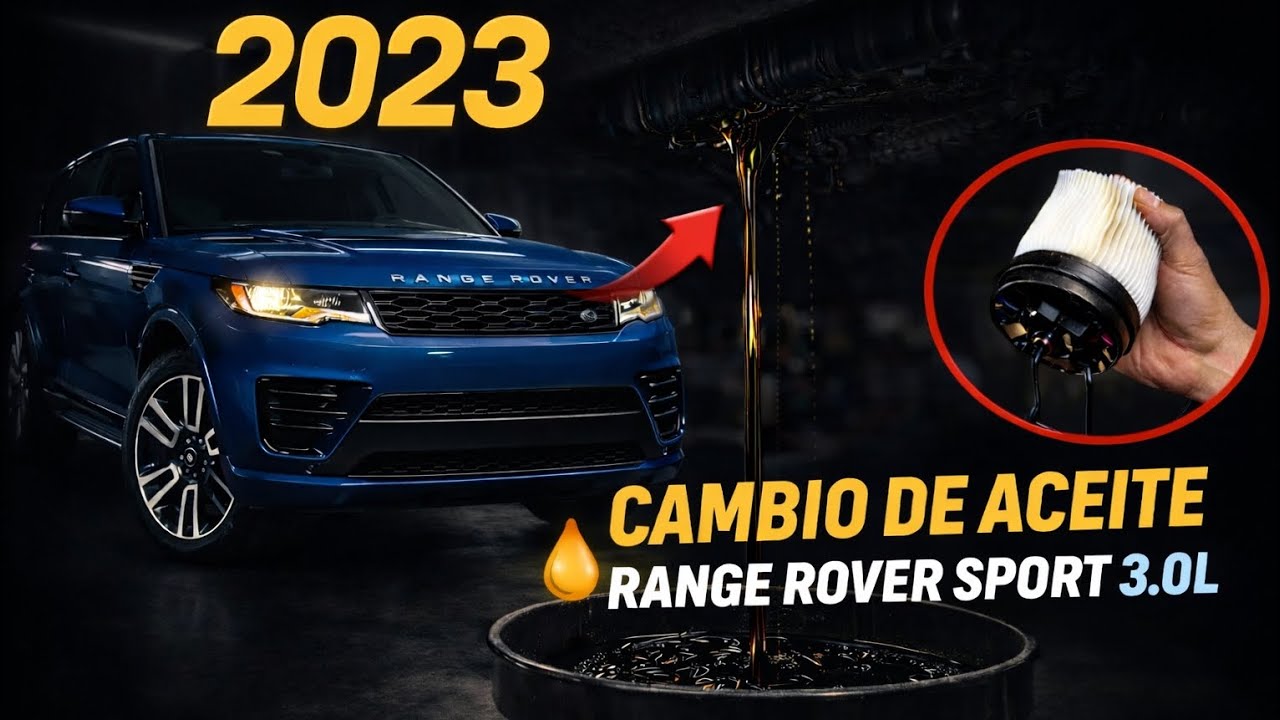 RANGE ROVER SPORT SE DYNAMIC 2023 3.0L I6 | SERVICIO DE ACEITE Y FILTRO
