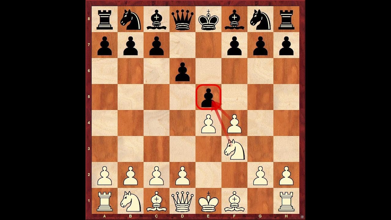 Lectia de sah:C7-Gambitul regelui 1