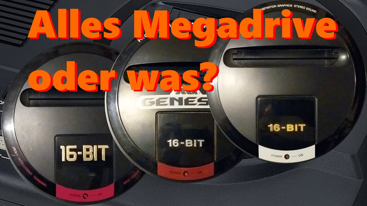 Unterschiede bei Megadrive und Genesis Konsolen