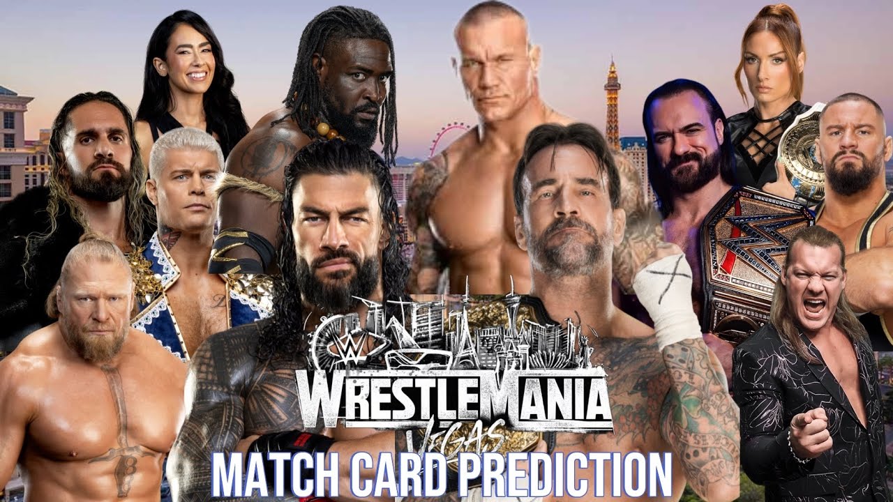 WWE WRESTLEMANIA 42 2026 MATCH CARD PREDICTION 