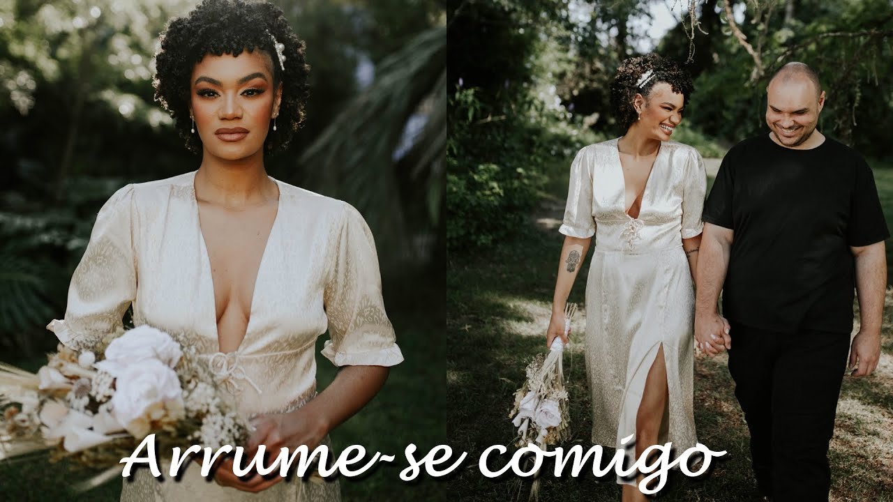MAKE, CABELO E VESTIDO CASAMENTO CIVIL + ENSAIO • Patt Neves