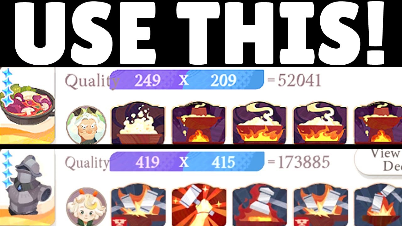 The BEST Crafting Decks For LEVEL 9: KITCHEN & FORGE! Homestead | AFK Journey