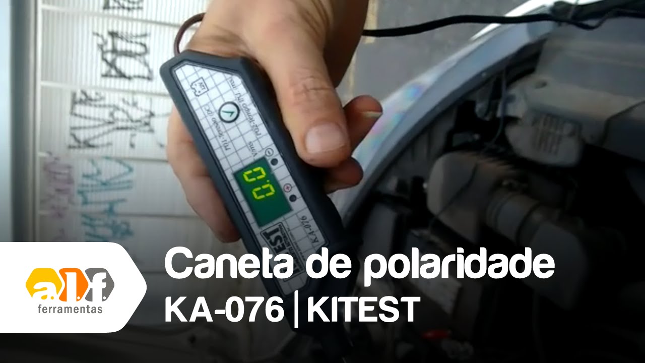 Caneta de Polaridade KA-076 da KITEST | Uma M&atilde;o na Roda!