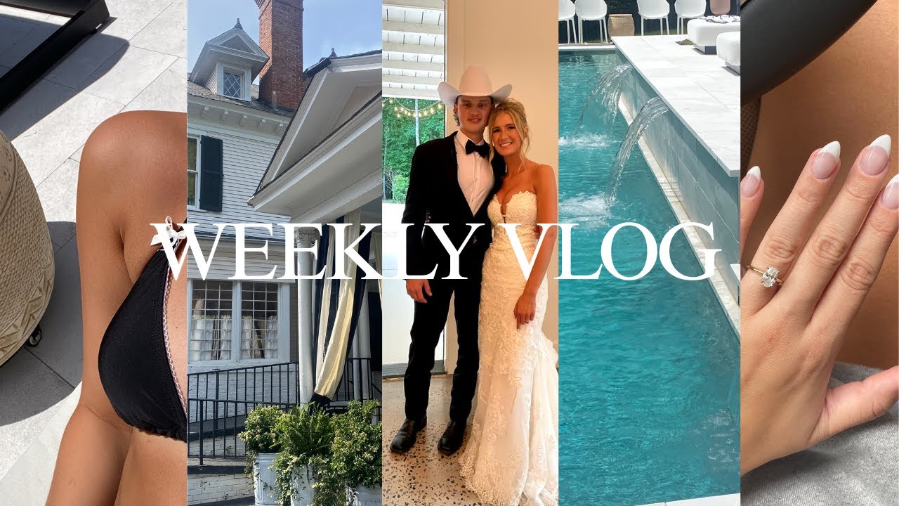 vlog: sister's bachelorette trip, wedding, & daily life!!