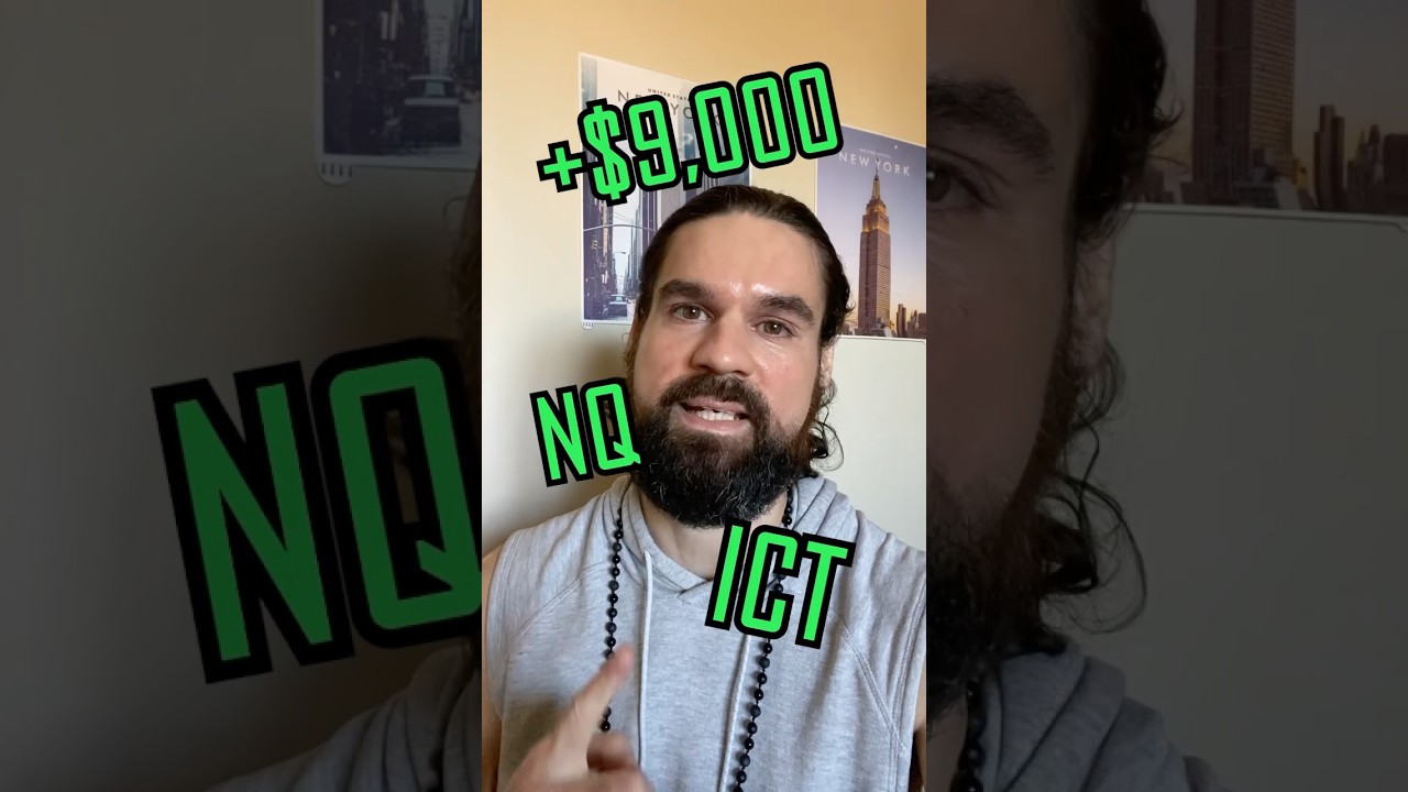 I Made $9,300 Trading NQ Futures With ICT Concepts
