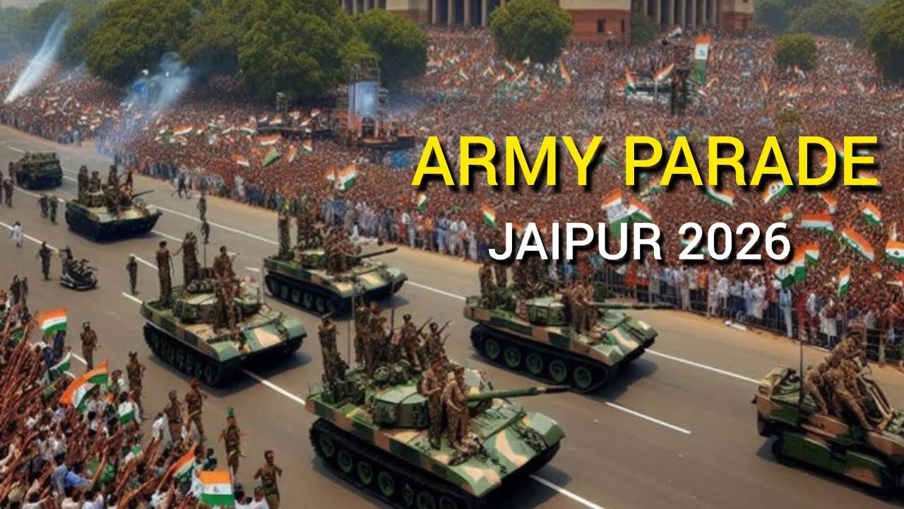 ARMY PARADE JAIPUR 2026 ✨️🇮🇳 | BY @HEYBHAGII