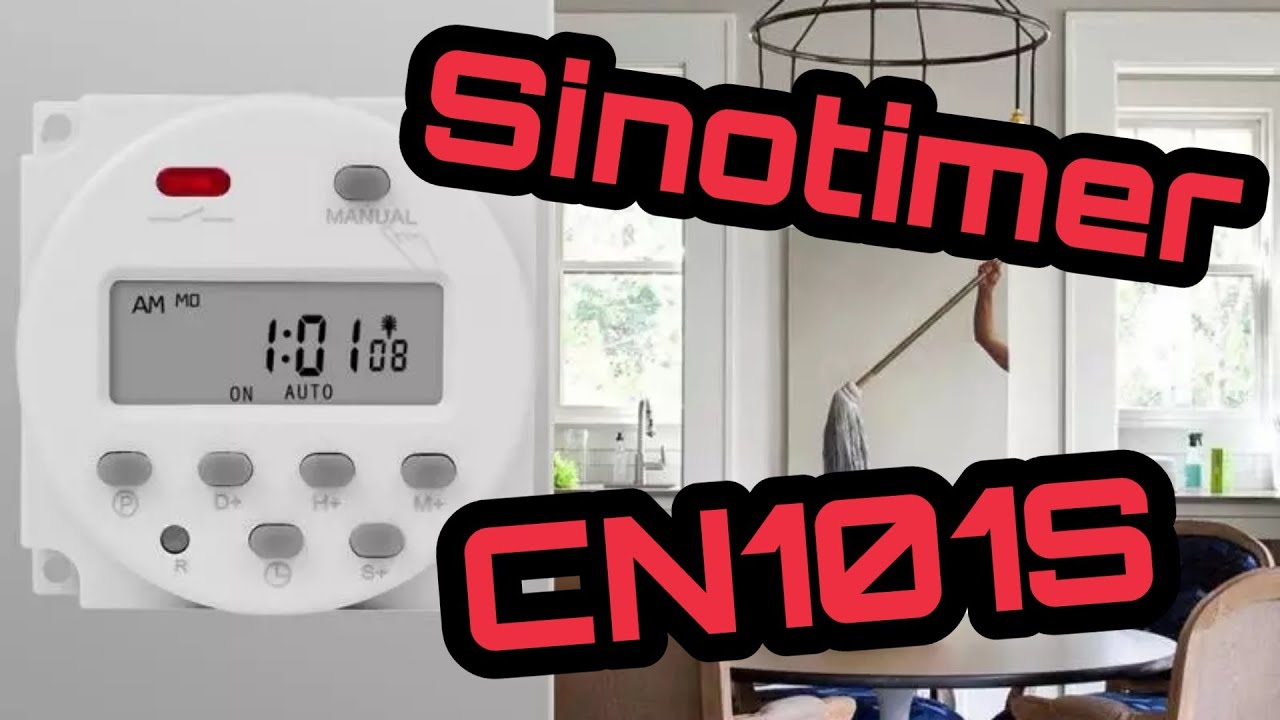Таймер недельный Sinotimer CN101S Обзор, настройка, подключение
