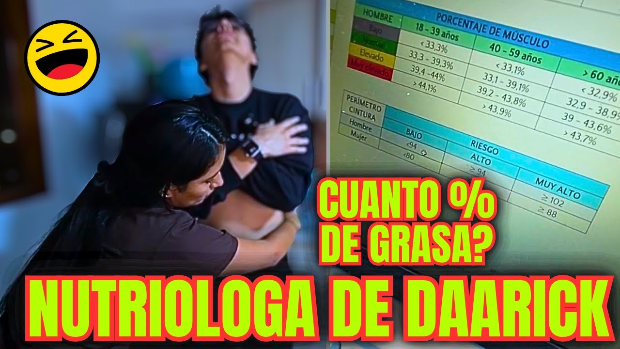 DAARICK PRESENTA SU NUTRIOLOGA Y SE HACE ANALISIS DE PESO, IMC, ETC✨🤣