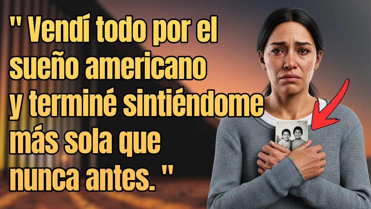 Vendí todo por el sueño americano y terminé sintiéndome más sola que nunca antes