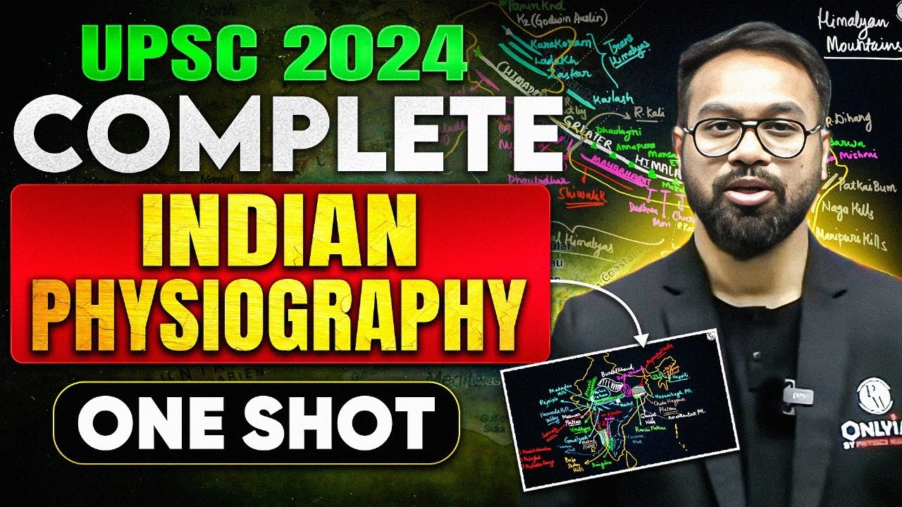 Indian Physiography FULL Chapter | Udaan Geography Chapter 5 | OnlyIAS