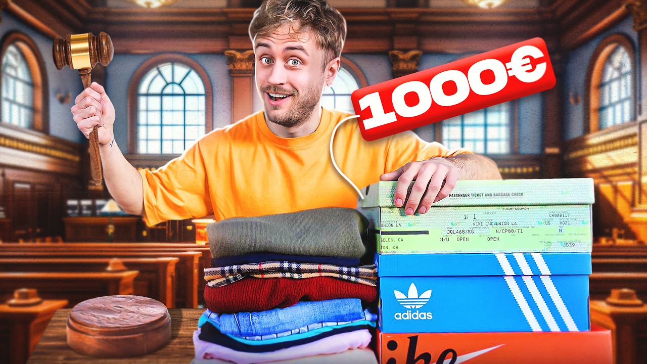 J’achète 1000€ de VÊTEMENTS et SNEAKERS aux ENCHÈRES 💸
