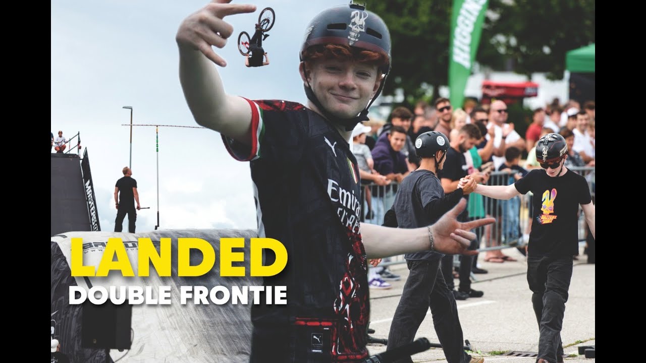 Landed my Double Frontflip ,super stoked!!! - Samy Louis