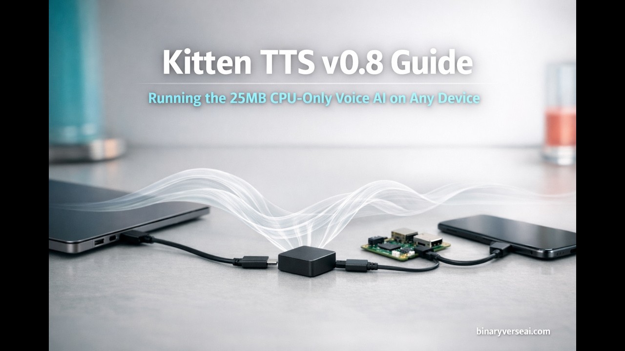 Kitten TTS v0.8 Guide: Running the 25MB CPU Only Voice AI on Any Device