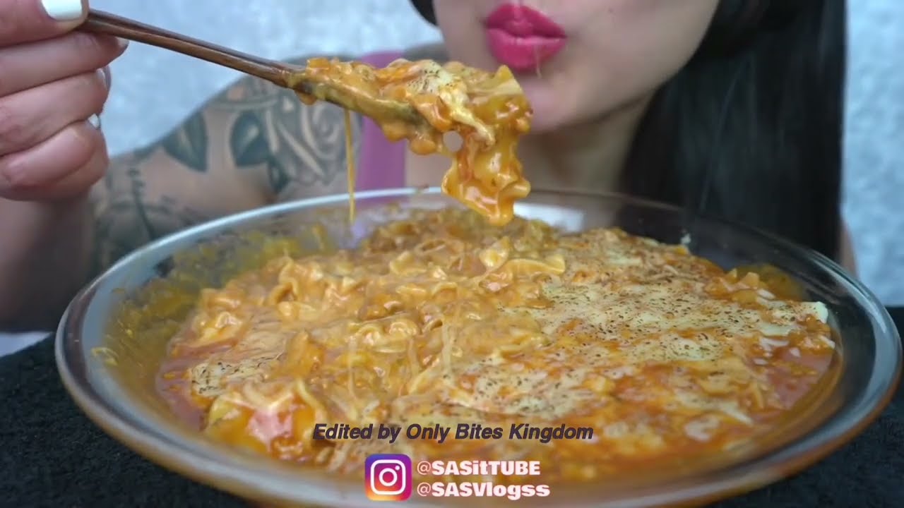 Extra Cheesy Broken Lasagna | ONLY BITES | Sas Asmr