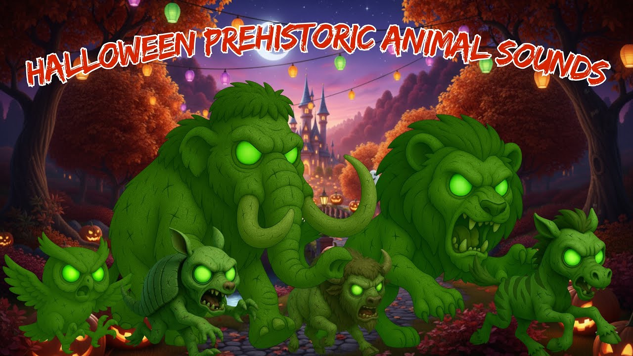 🎃 ABC Ice Age Halloween Animals Song 👻 | Spooky Animal Sounds A&ndash;Z | Jumpy Jungle TV