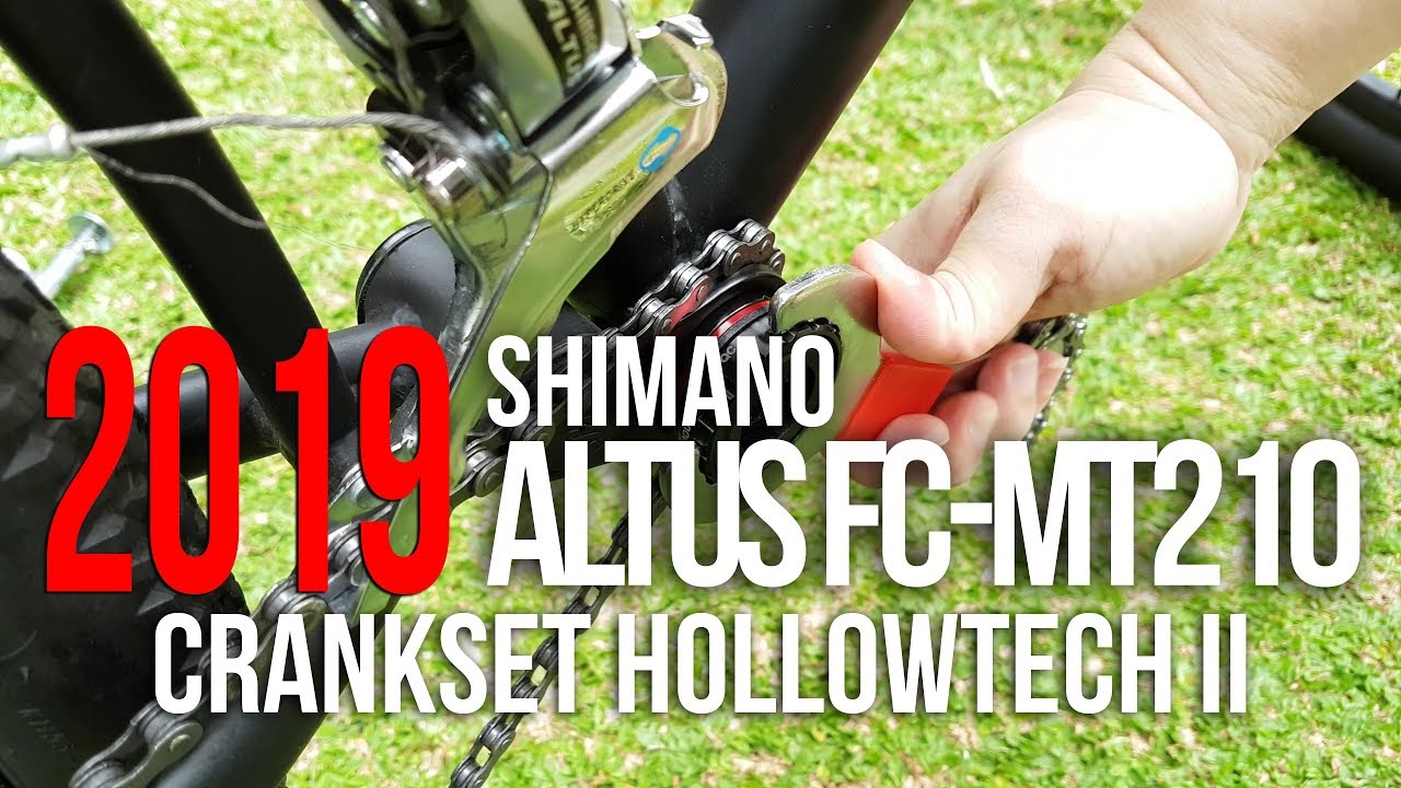 Shimano Altus FC-MT210 Hollowtech II Crankset Installation