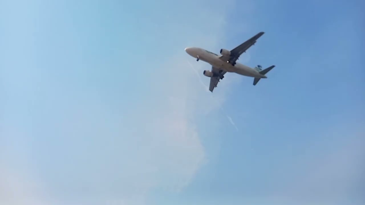 The Action of an Airplane from the Air to the Land