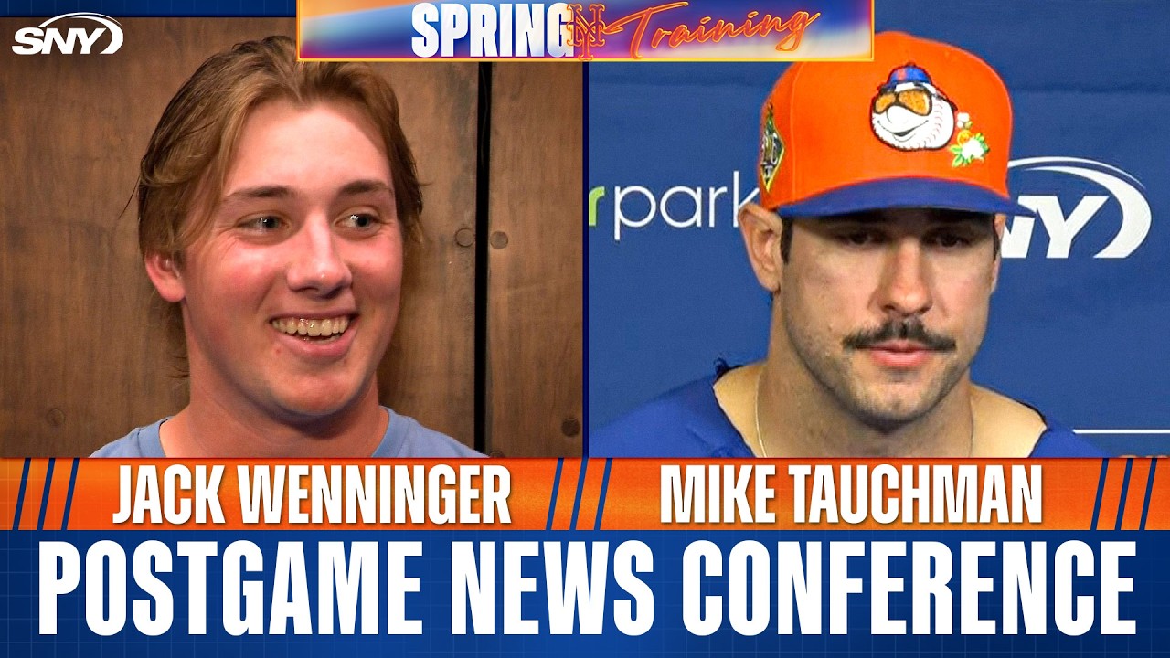 Veteran  Mike Tauchman and prospect Jack Wenninger each share their impressions of Mets camp