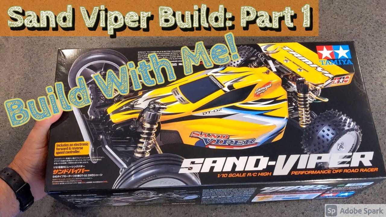 Tamiya Sand Viper Build Part 1 - Build With Me! (DT-02 Tamiya Kit# 58374)