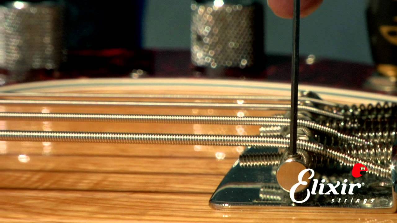 Setting Up Your Bass Guitar: Bridge Action Height Adjustment  (Step 2 of 4) | ELIXIR Strings