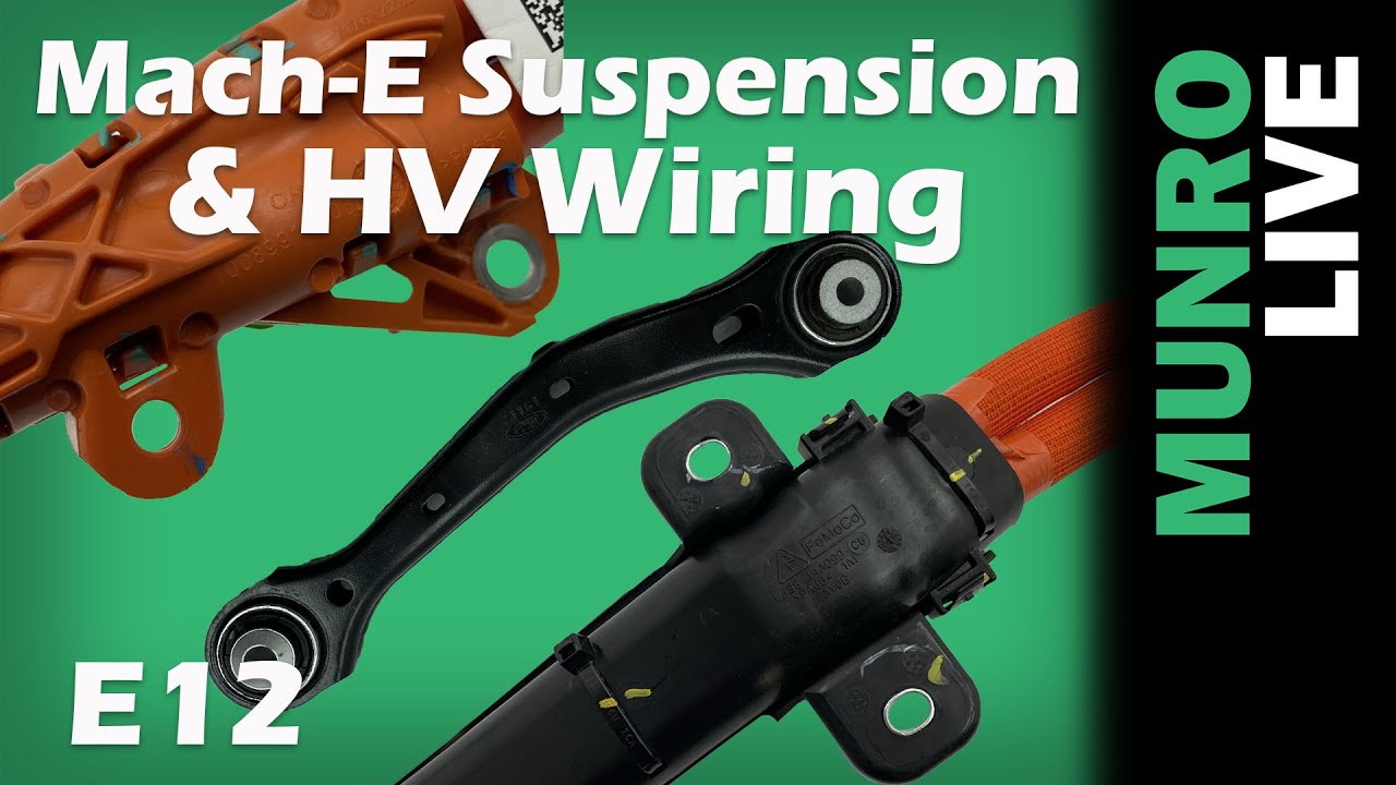 Mach-E Suspension & High Voltage Wiring Compared to Tesla Model Y