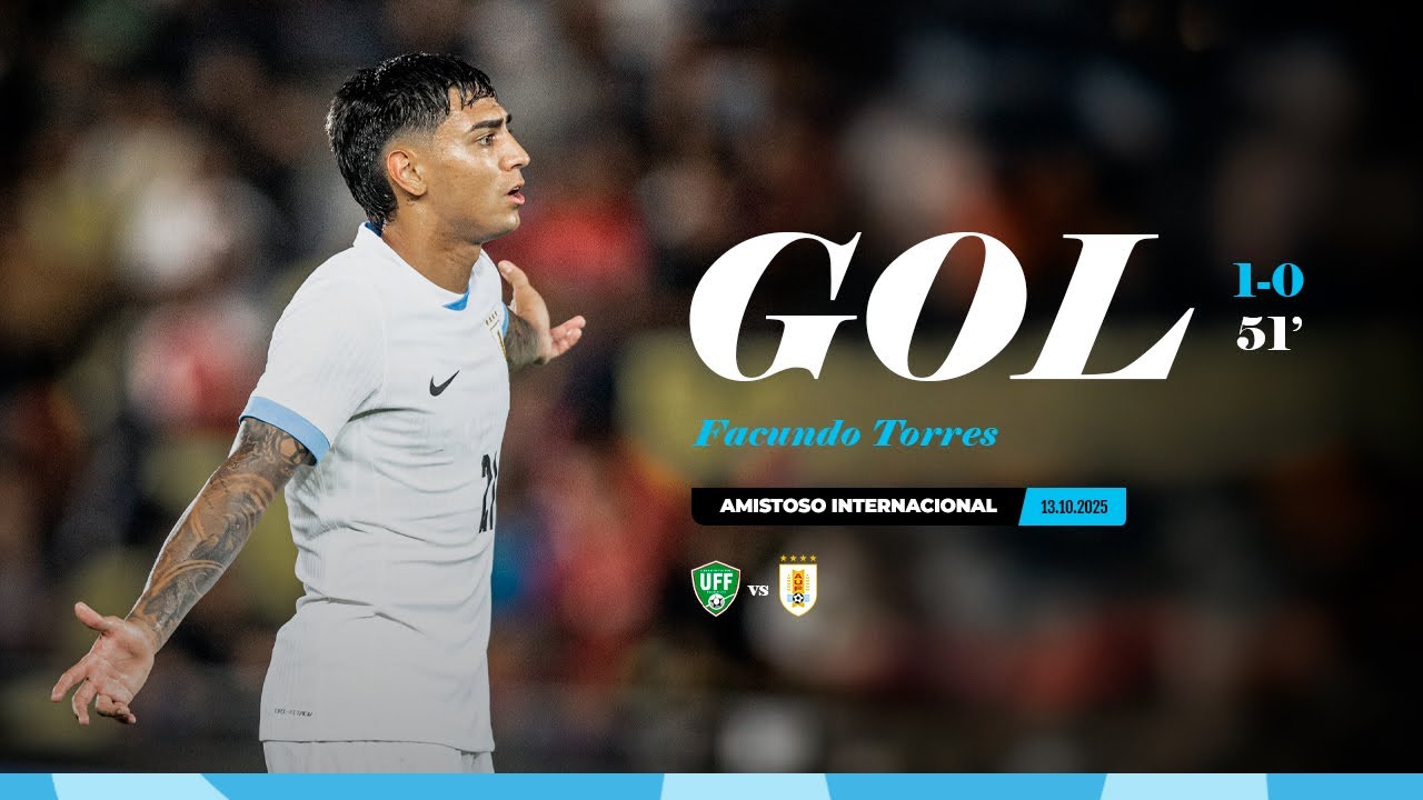 Cámara exclusiva | Gol de Facundo Torres | Uzbekistán 1-2 Uruguay | Amistoso Internacional | #AUFTV