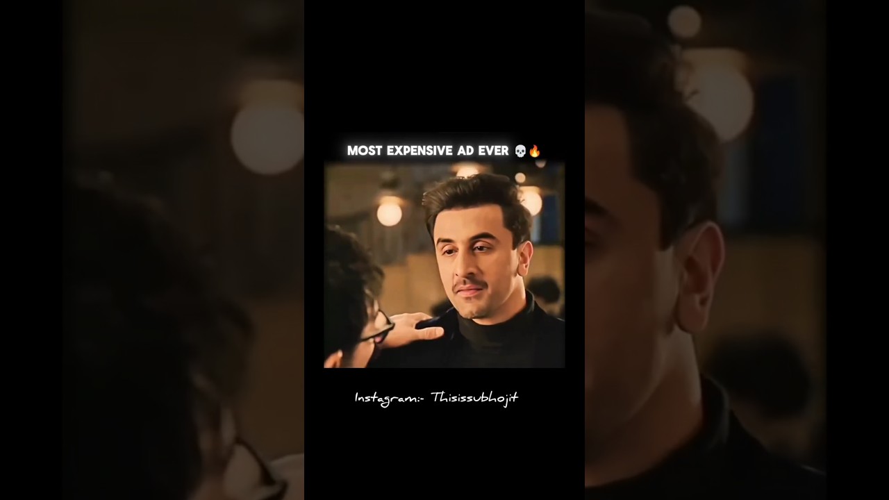 MOST EXPENSIVE AD EVER💀👽 #amirkhan #ranbirkapoor