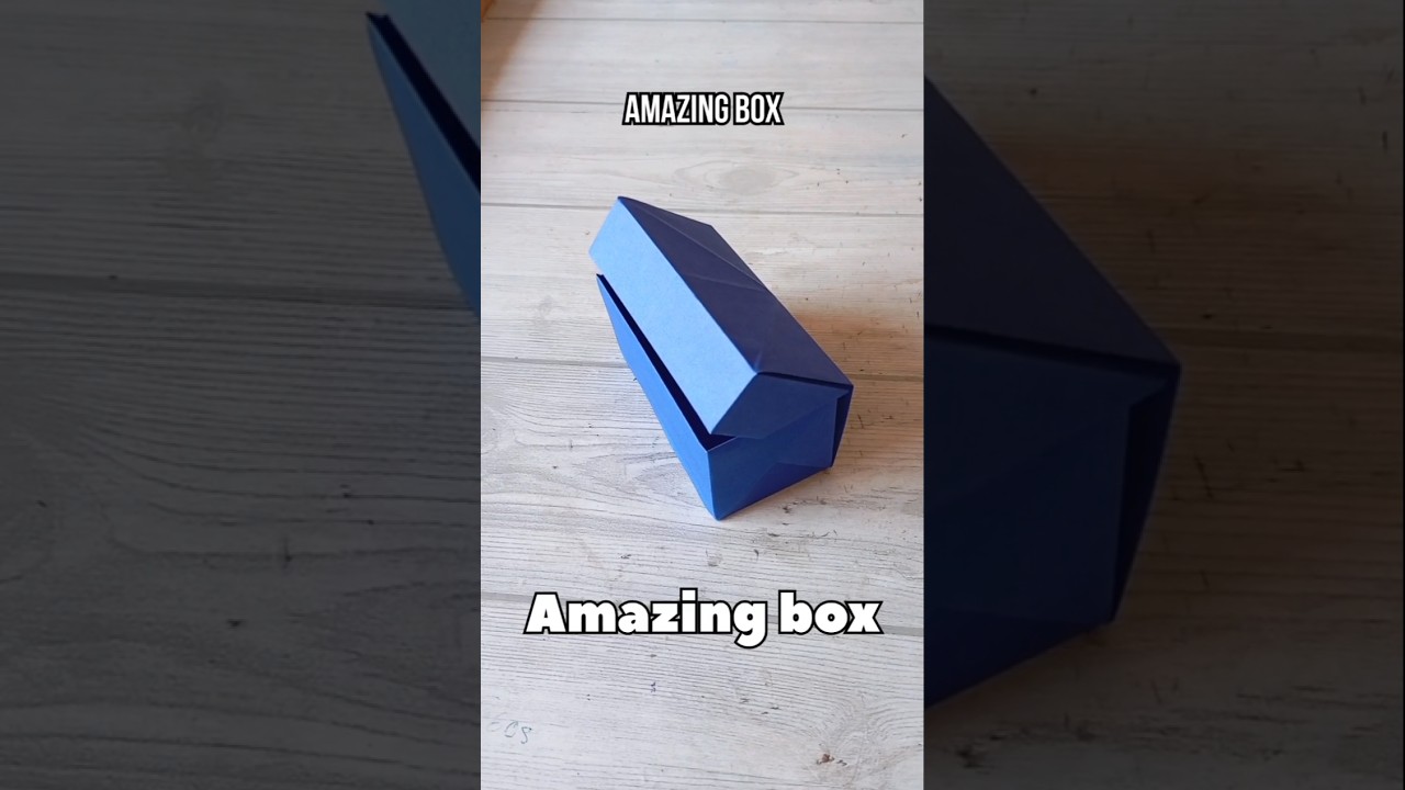 ORIGAMI BOX TUTORIAL| HOW TO MAKE PAPER AMAZING BOX|EASY ORIGAMI STEP BY STEP FOLDING|PAPERCRAFT