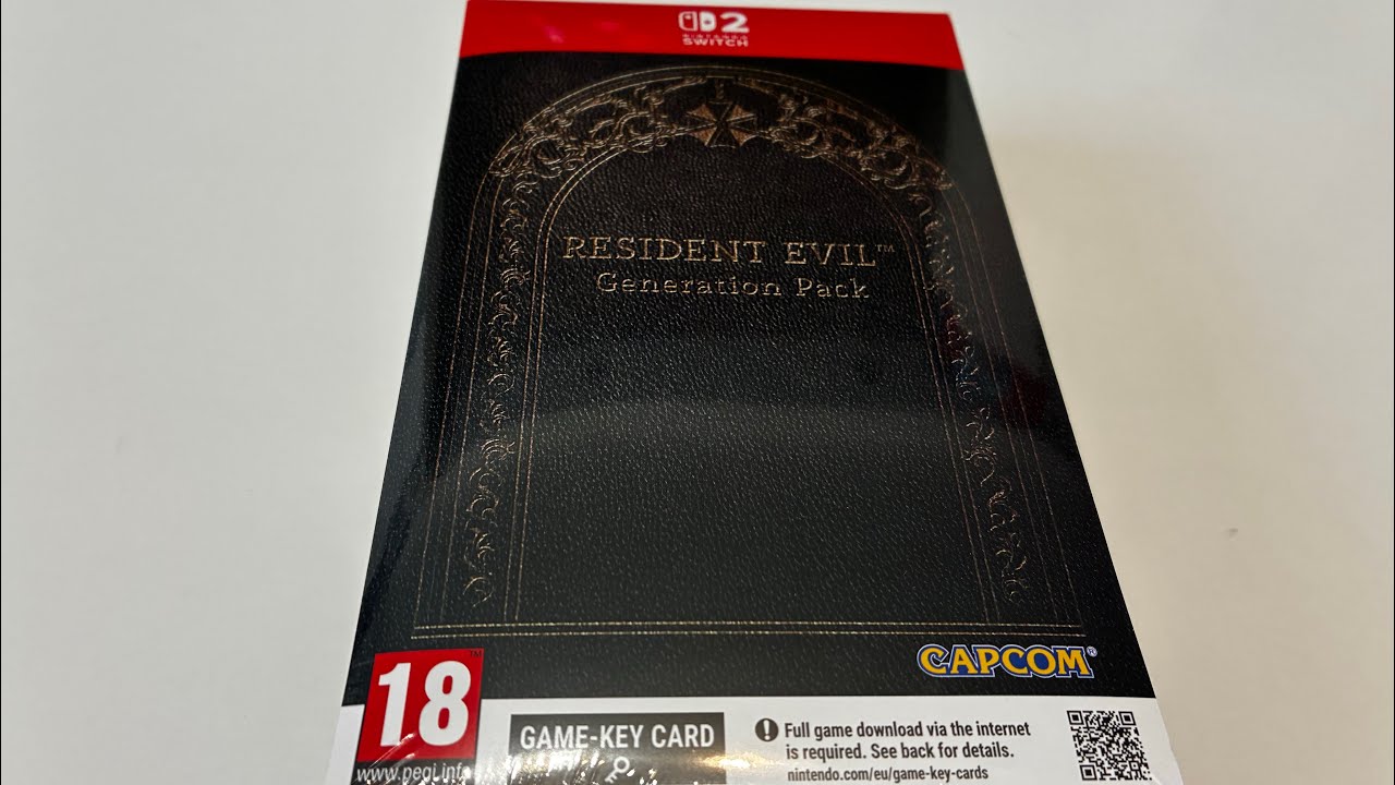 Resident Evil Generation Pack Switch 2 Unboxing 