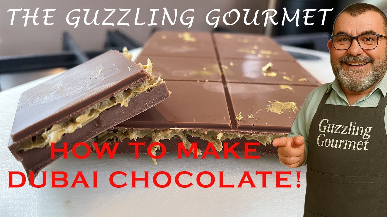 The Guzzling Gourmet Tries Dubai Chocolate (with Homemade Kadaifi!)