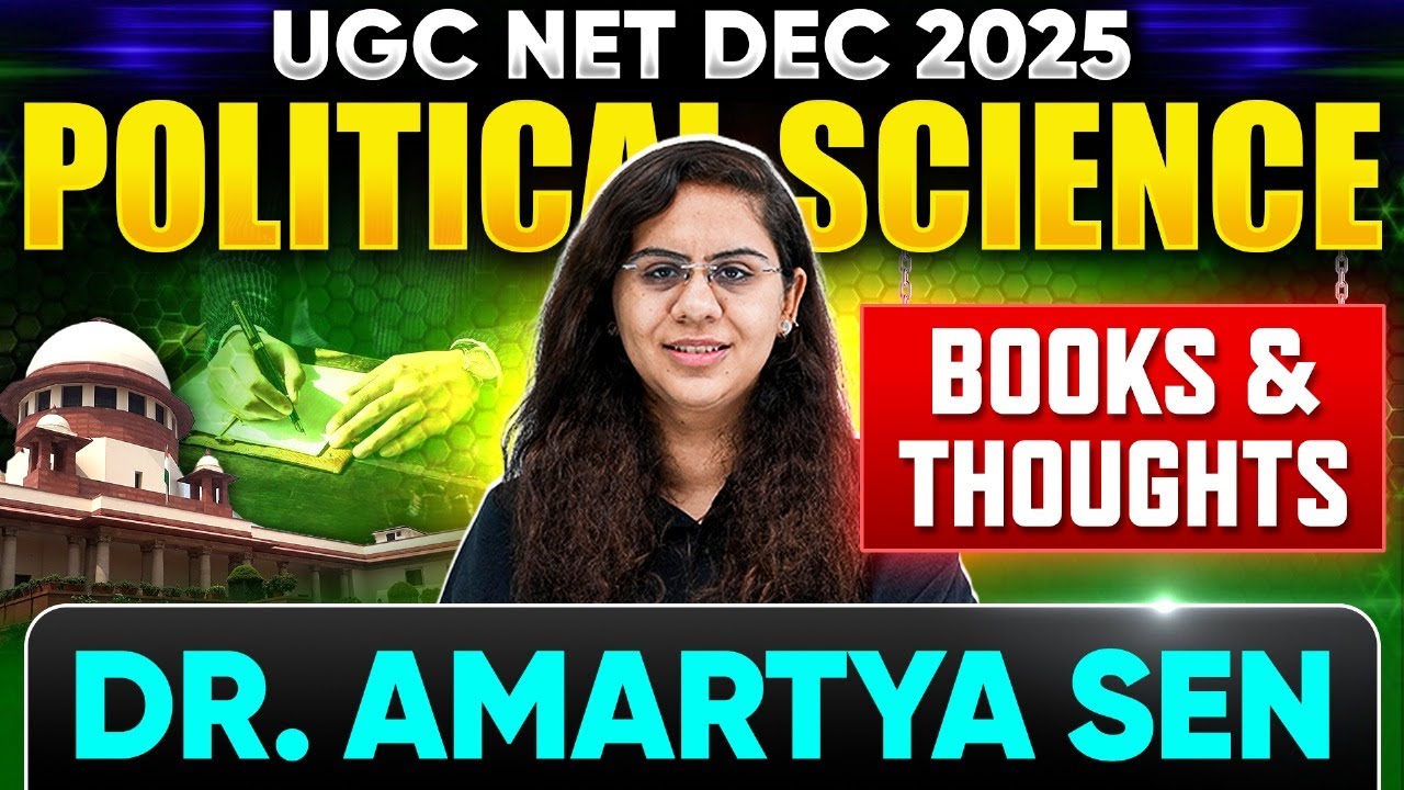 UGC NET Political Science Important Books & Authors |Dr. Amartya Sen Books UGC NET Political Science