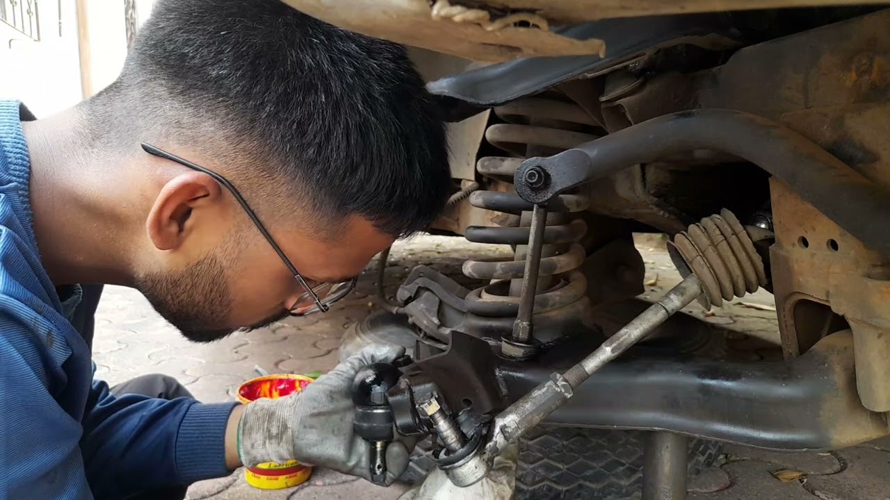 HOW TO CHANGE BALL JOINT OF MAHINDRA SCORPIO || LOWER AND UPPER JOINT ||