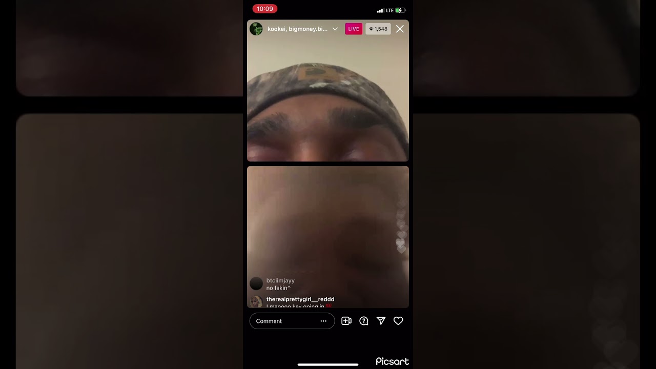 Cash gang big key joins kookei live and goes back and forth .
