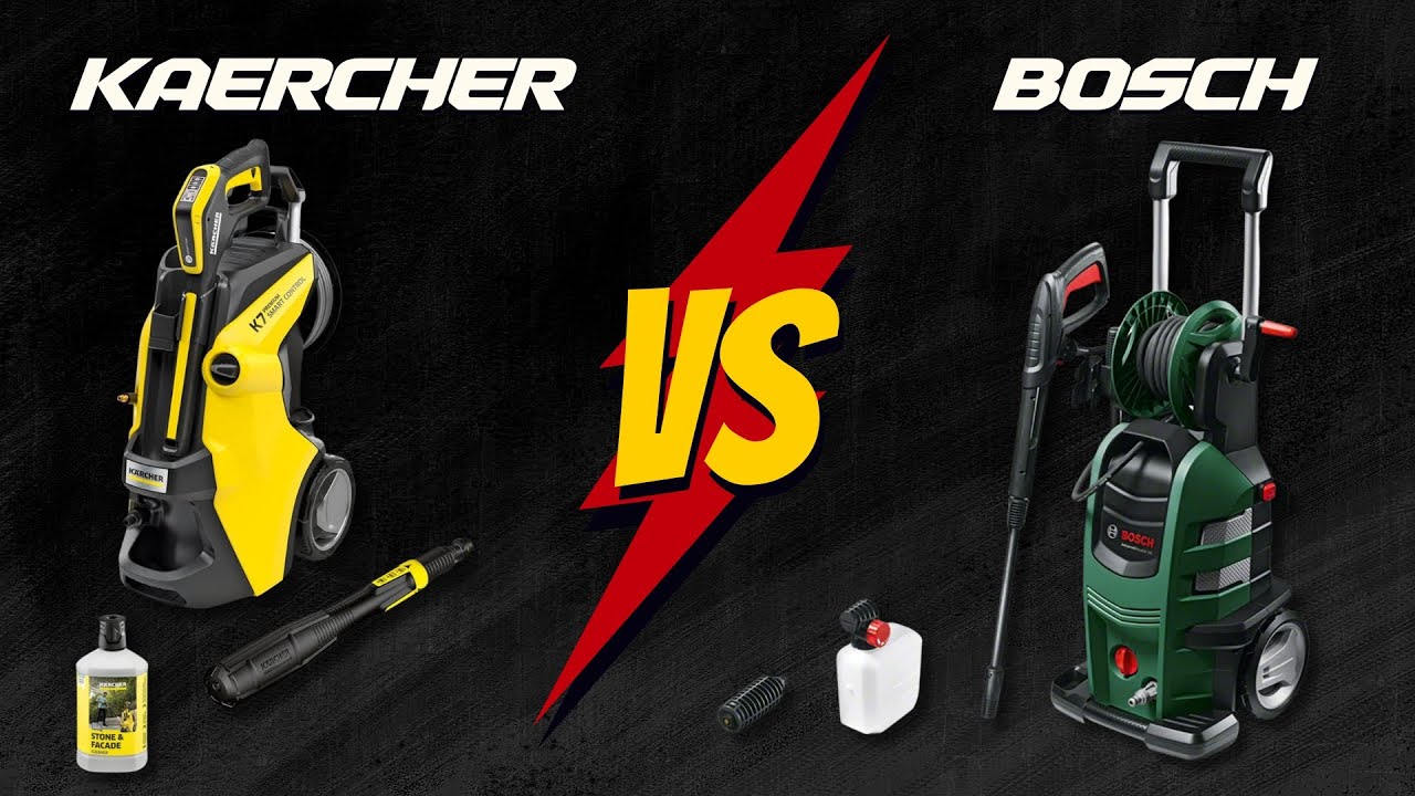 Kärcher vs. Bosch: Wer baut den WIRKLICH besseren Hochdruckreiniger?