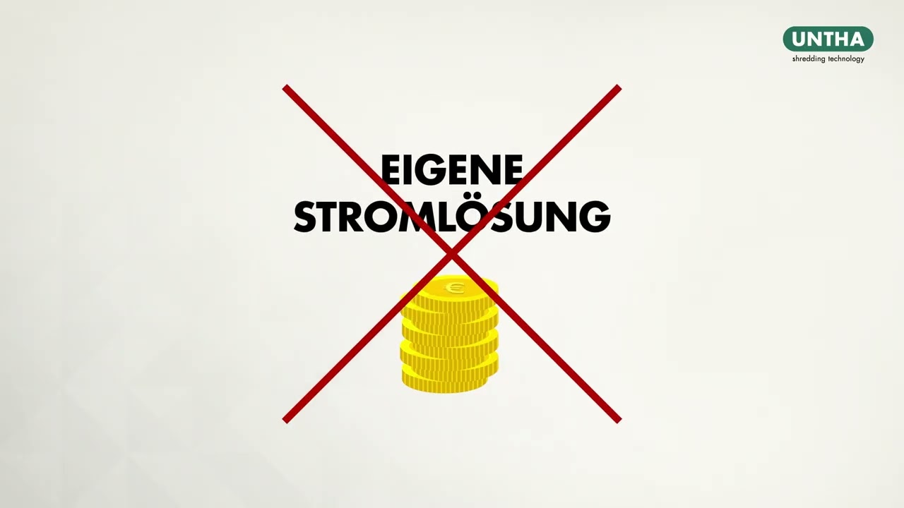 UNTHA Power Core - Unabhängige Energieversorgung für effizientes industrielles Zerkleinern