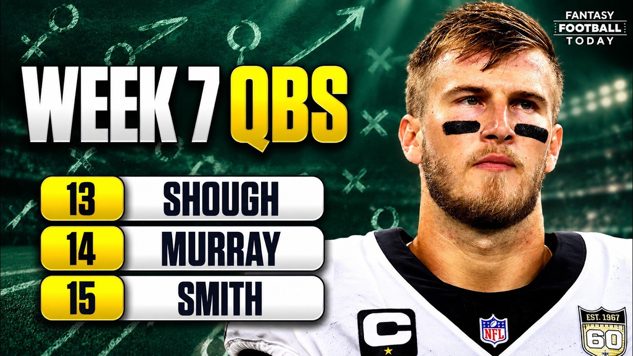 Week 7 Fantasy Lineup Breakdown: MUST START & BENCH QBs! | 2026 Fantasy Football Advice