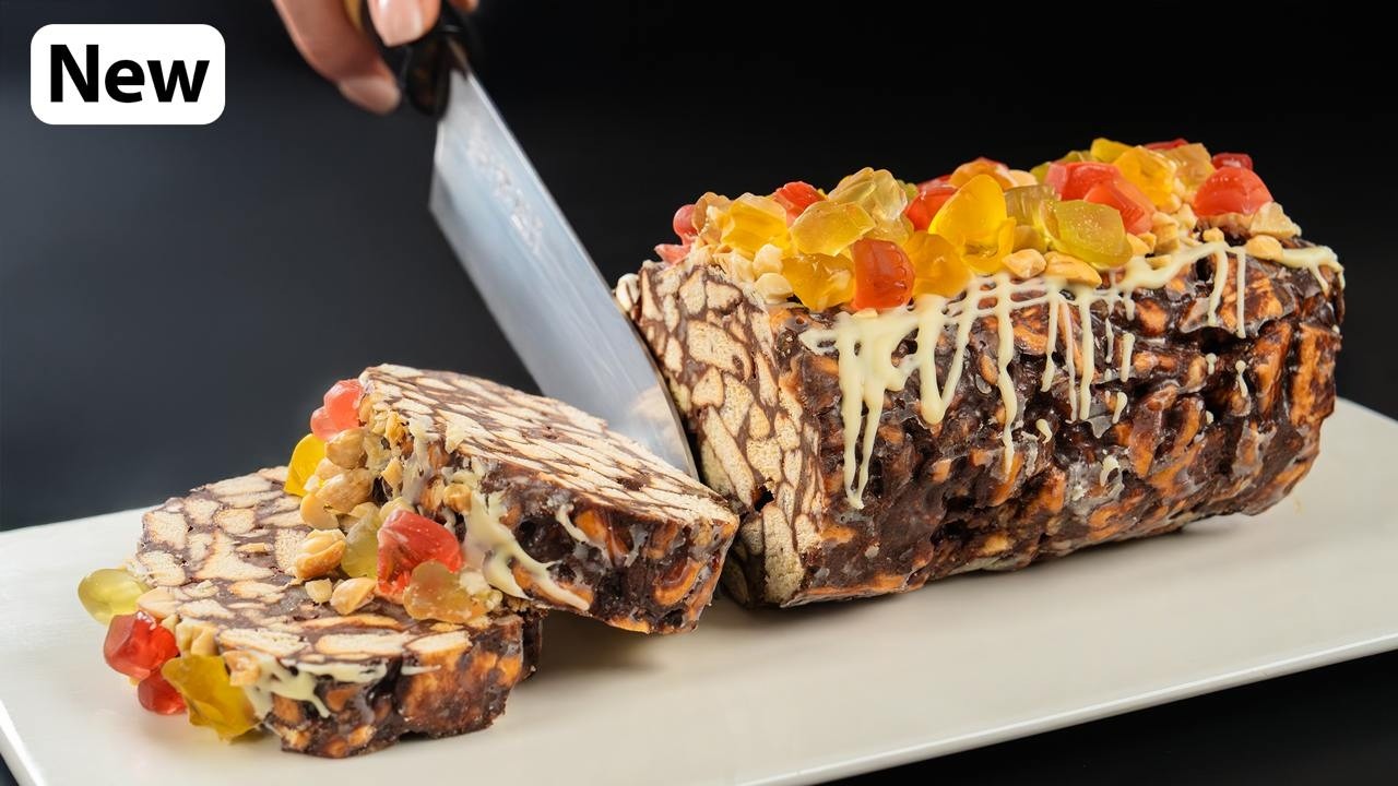Das beste Rezept des Jahres! 8-Minuten-Weihnachtsdessert: Schoko-Nuss-Rolle ohne Backen!