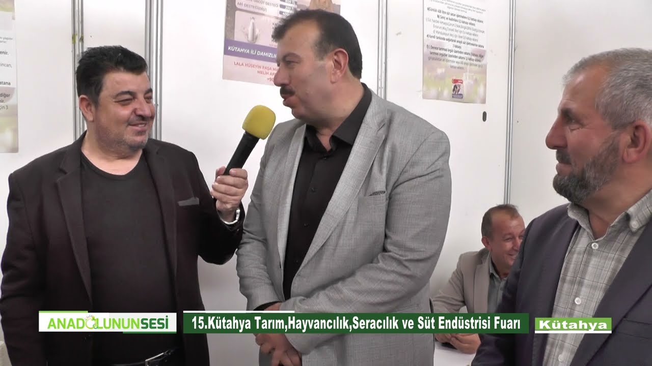 Kütahya  15. Tarım Fuarında , Kütahya DSYB standında  bilgilendirici Ropörtajlar