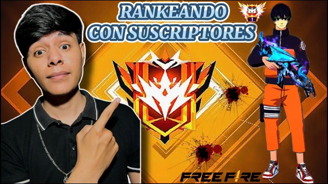 RANKEANDO CON SUSCRIPTORES #liveshorts #freefire   |JUANJO YT