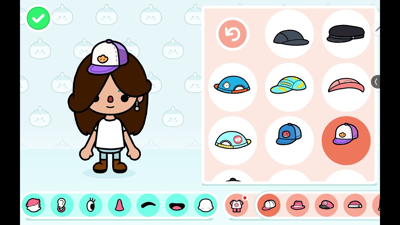 Toca boca da kendimi yaptım 