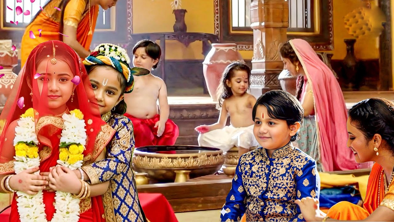 कान्हा और राधा को एक साथ देखकर बलराम को हुई जलन || Yashomati Maiya Ke Nandlala