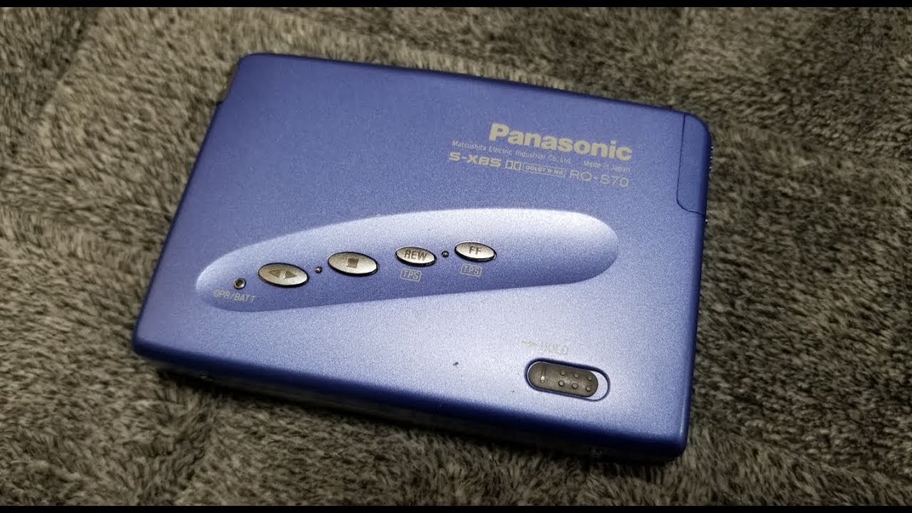 ハードオフ　ジャンクのPanasonicカセットプレーヤー(RQ-S70)を修理する。作業マットも初登場。