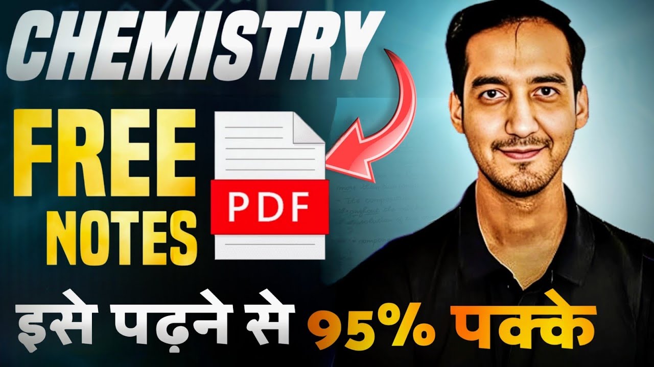 FREE NOTES📝 | Score 95% ✅ | CHEMISTRY | Class 12 Boards 2025 | Sourabh Raina