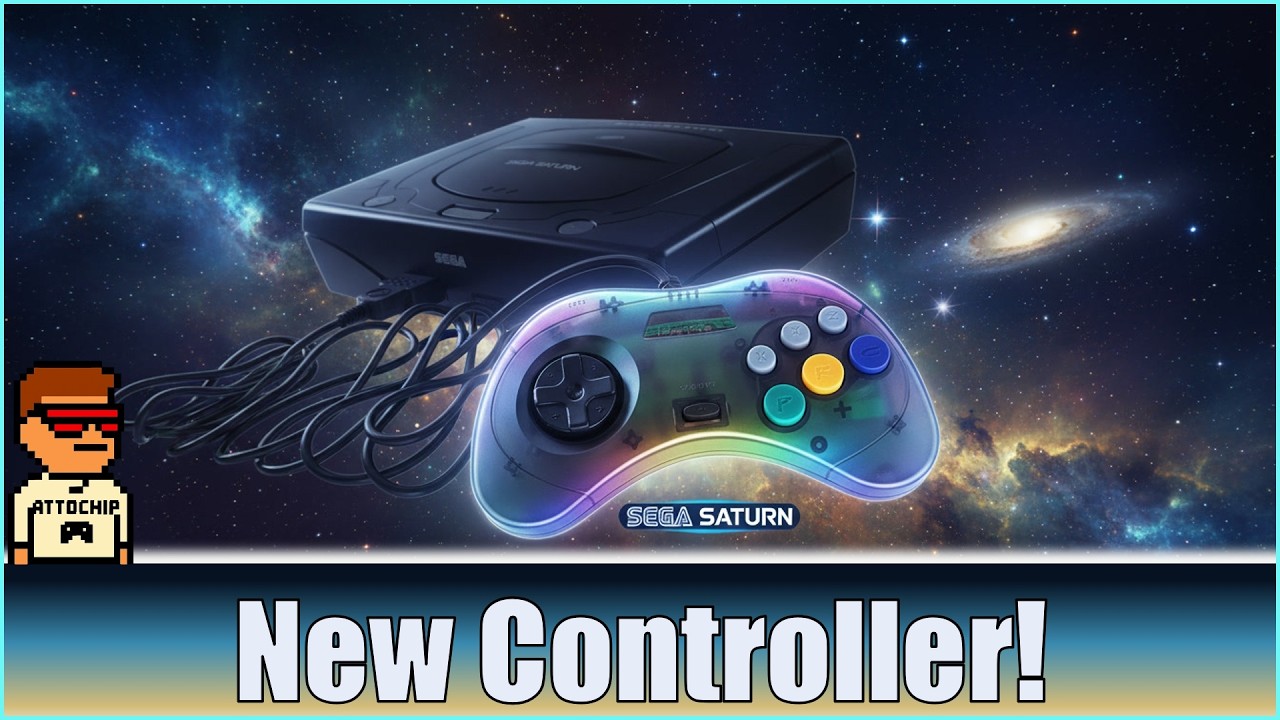 Unboxing the NEW Sega Saturn Controller! 😱 Retro Gaming Upgrade! 🕹️