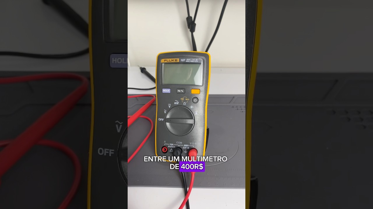 Diferen&ccedil;as entre um MULTIMETRO de R$400 e um de R$50