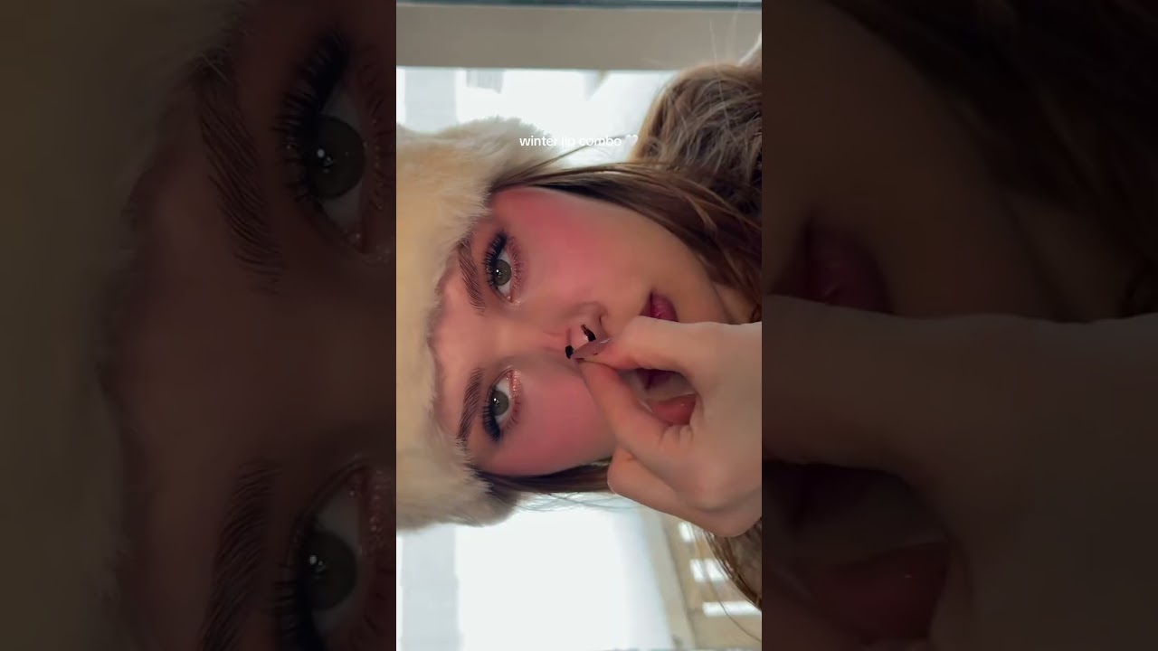 this lip combo for winter  