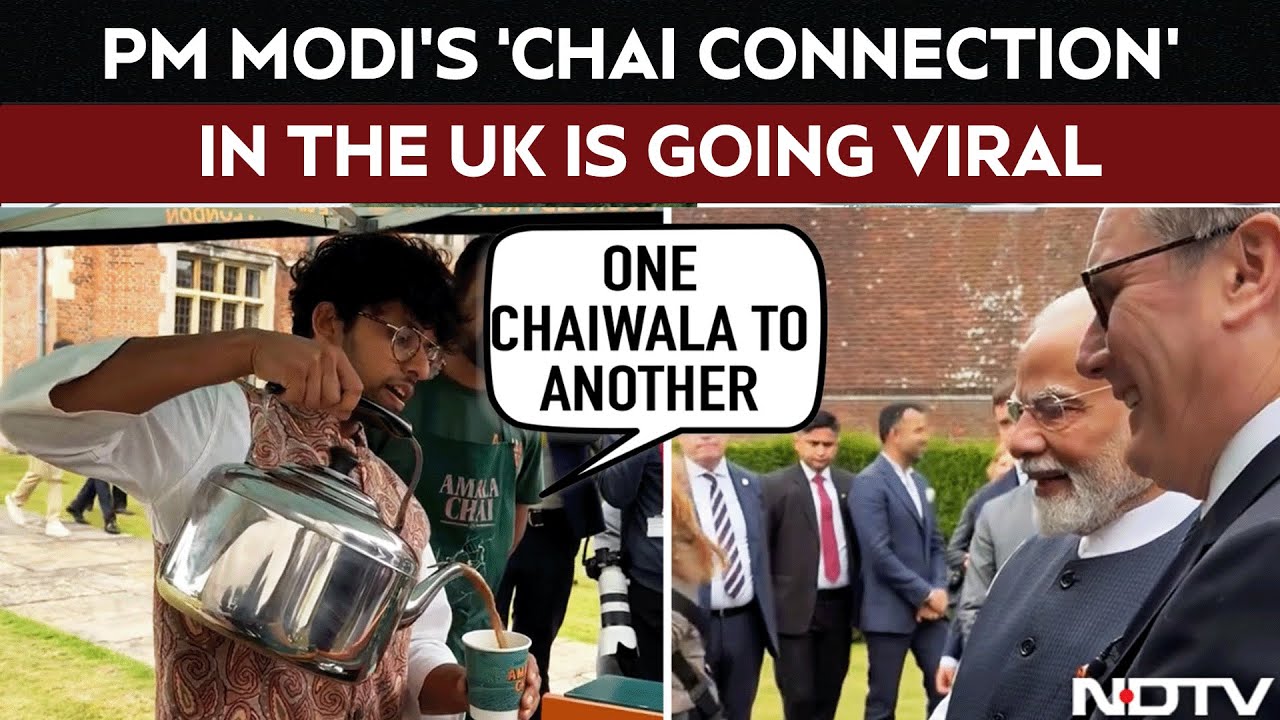 PM Modi UK Visit | Indian Origin Tea Seller's &lsquo;Chai Connect&rsquo; Moment With PM Modi Is Now Viral